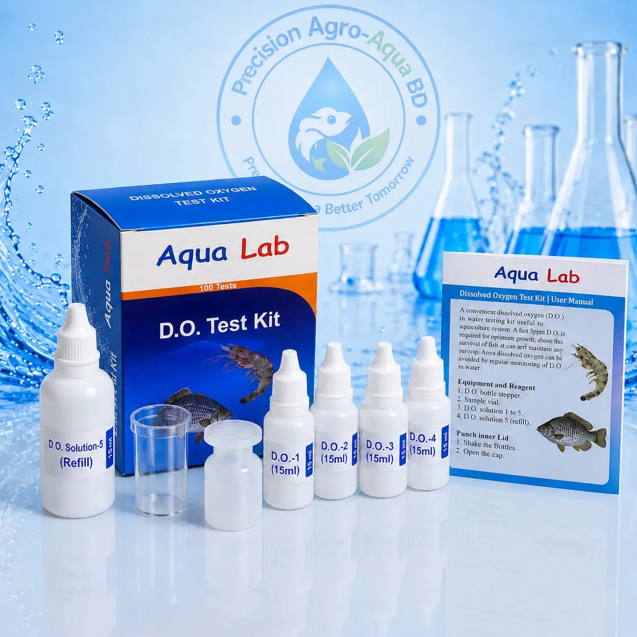 Measuring oxygen level in water