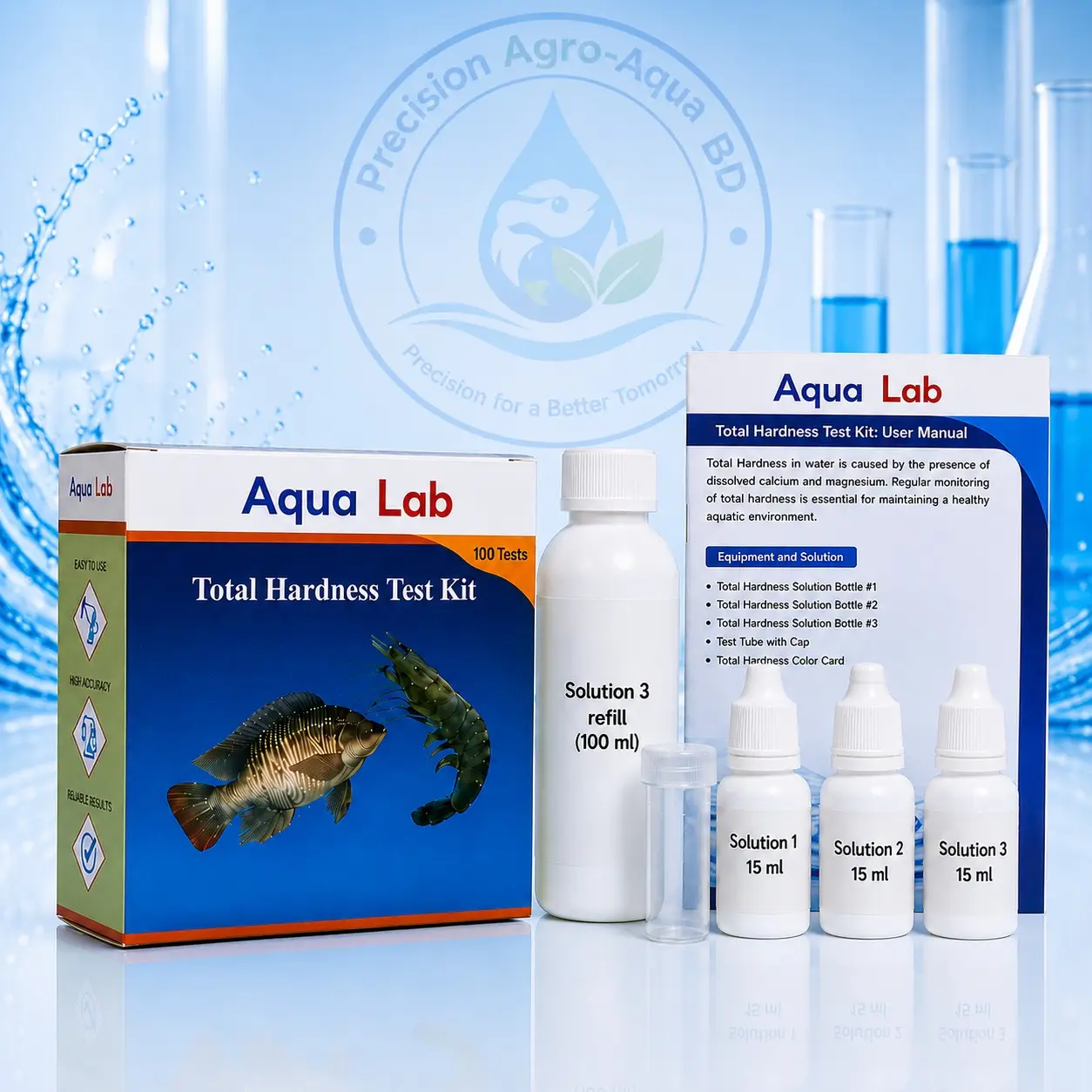 For measuring calcium and magnesium levels