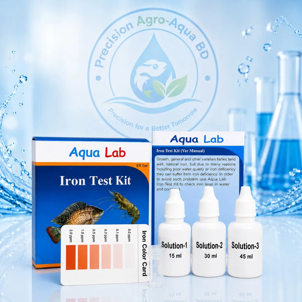 For measuring iron concentration in water